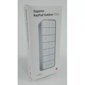 (Уценка) Проводная клавиатура Ajax Superior KeyPad Outdoor Fibra White (117759.285.WH)-0