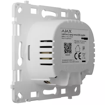 Реле для двоклавішного вимикача Ajax LightCore (2-gang) vertical (83428.142.NC)-1