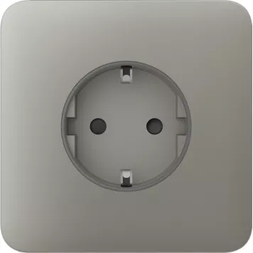 Передня панель для вбудованої розетки Ajax SoloCover (basic) Olive (89061.164.OL)-0