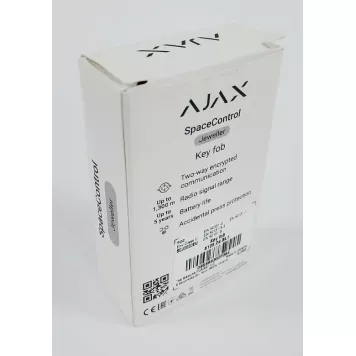 (Уценка) Брелок для управления охранной системой Ajax SpaceControl Black-1