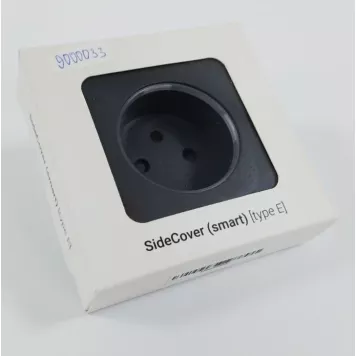 (Уценка) Боковая панель для встроенной розетки Ajax SideCover (smart) Graphite-0