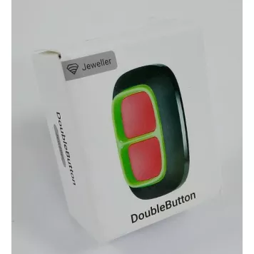(Уценка) Беспроводная экстренная кнопка Ajax DoubleButton Black-0