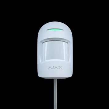 Проволочный комнатный датчик движения с дополнительным микроволновым сенсором Ajax MotionProtect Plus Fibra White (44408.02.WH1)-7