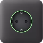 Передняя панель для встроенной розетки Ajax SoloCover (smart) Graphite (60029.164.GP)