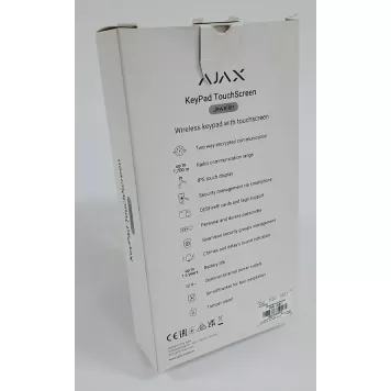 (Уценка) Беспроводная клавиатура с сенсорным экраном Ajax KeyPad TouchScreen Black-1