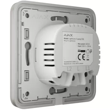 Выключатель Ajax LightSwitch 1-клавишный Oyster-2