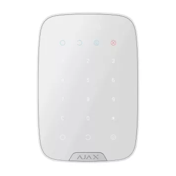 Беспроводная сенсорная клавиатура Ajax KeyPad S Plus White (70224.83.WH1)-0
