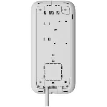 Проводная клавиатура с сенсорным экраном Ajax KeyPad TouchScreen Fibra White (81718.226.WH1)-2