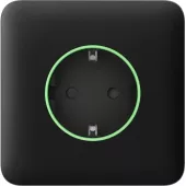 Передняя панель для встроенной розетки Ajax SoloCover (smart) Black (52805.164.BL)