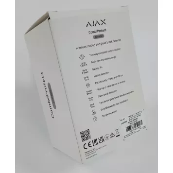 (Уценка) Беспроводной датчик движения и разбиения Ajax CombiProtect White-1