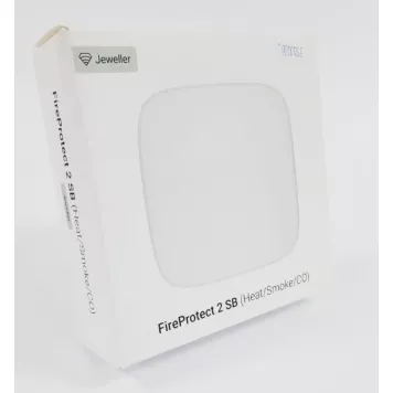 (Уценка) Беспроводной датчик дыма, температуры и угарного газа Ajax FireProtect 2 SB (Heat/Smoke/CO) (8EU) White-0