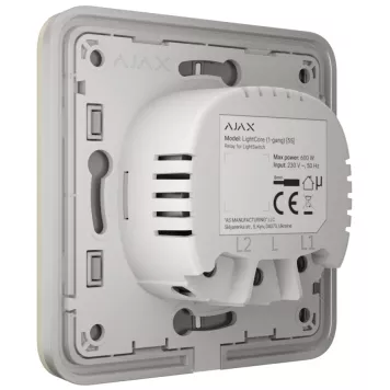 Выключатель Ajax LightSwitch проходной Ivory-2
