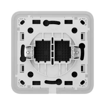 Заглушка монтажної коробки Ajax CoverPlate SoloCover (CP) Black (126121.321.BL)-4