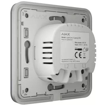 Выключатель Ajax LightSwitch 1-клавишный Graphite-2