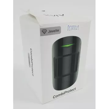 (Уценка) Беспроводной датчик движения и разбиения Ajax CombiProtect Black-0