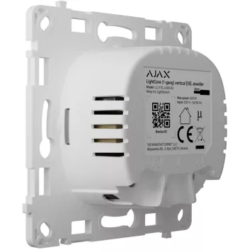 Реле для одноклавішного вимикача Ajax LightCore (1-gang) vertical (83427.142.NC)-1