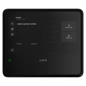 Бездротовий прилад приймально-контрольний пожежний (ППКП) з підтримкою пристроїв для захисту від вторгнення Ajax EN54 Fire Hub Jeweller Black (125733.315.BL)