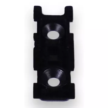 Кріпильна панель Ajax SmartBracket для великого магниту DoorProtect Black-1