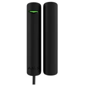 Дротовий датчик відчинення, удару, нахилу та магнітного маскування Ajax Superior DoorProtect G3 Fibra Black (61341.177.BL)