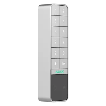 Беспроводная клавиатура Ajax KeyPad Outdoor Jeweller White (99967.286.WH1)-1