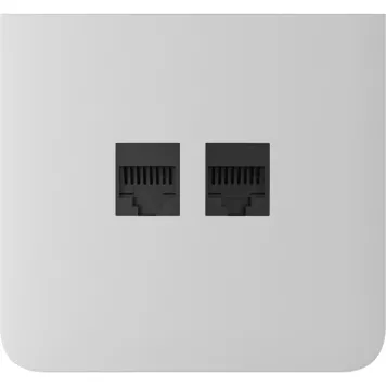 Бічна панель для вбудованої інтернет-розетки Ajax SideCover (LAN) vertical White (126219.319.WH)-0