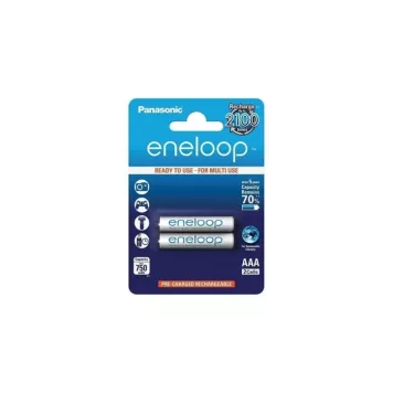 Акумулятор Panasonic Eneloop AAA 750 2шт mAh NI-MH (BK-4MCCE / 2BE) Panasonic 12312-0