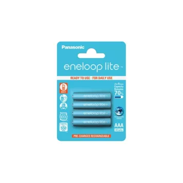 Акумулятор Panasonic Eneloop AAA 750 4шт mAh NI-MH (BK-4MCCE / 4BE) Panasonic 12314-1
