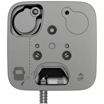 Проволочный датчик вибрации с дополнительным сенсором удара Ajax SeismoProtect G3 Fibra Black (117736.269.BL1)-3