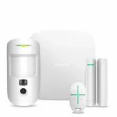 Комплект охранной сигнализации Ajax HDR StarterKit Cam Plus White (117597.66.WH1)