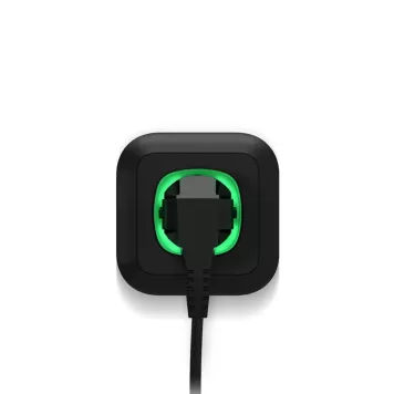 Радіокерована розумна розетка з лічильником енергоспоживання Ajax Socket Black-6