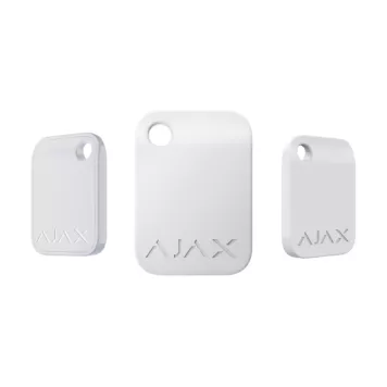 Брелок для управления охранной системой Ajax Tag 100 шт. White (23530.90.WH)-3