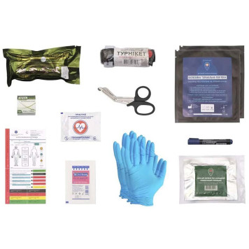 Аптечка індивідуальна поліцейського (Наказ МВС №396 від 20.05.2016 зі змінами в футлярі-підсумку) (артикул: 000081032)-1