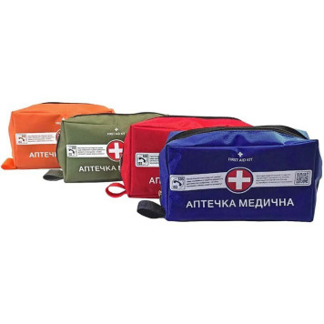 Аптечка медична першої допомоги (м\'який тканинний футляр) (артикул: 000081058) Аптечка медична першої допомоги (м\'який тканинний футляр) (артикул: 000081058)-1