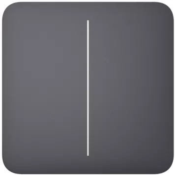 Выключатель Ajax LightSwitch 2-клавишный Graphite-1