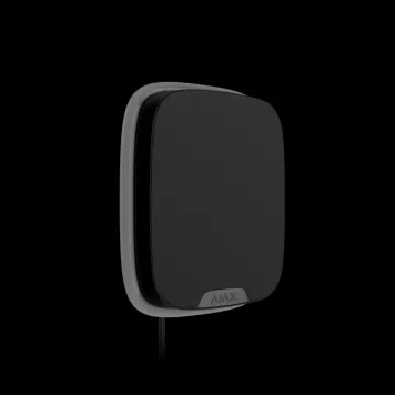 Проводная сирена с креплением для брендированной лицевой панели Ajax StreetSiren DoubleDeck Fibra Black (57245.61.BL1)-1