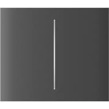 Центральна кнопка для двоклавішного вимикача Ajax CenterButton (2-gang) vertical Grey (83446.140.GR)-0