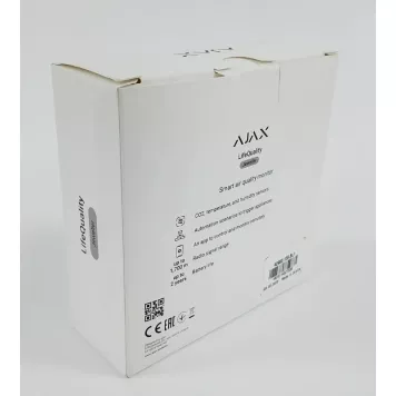 (Уценка) Умный датчик качества воздуха Ajax LifeQuality Black-1