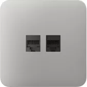 Передняя панель для встроенной розетки Ajax SoloCover (LAN) Oyster (126193.317.OY)