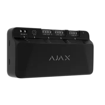 Модуль для додаткового живлення Ajax Superior LineSupply (75 W) Fibra Black (117732.181.BL1)-1