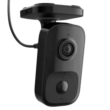 Wi-Fi камера видеонаблюдения с ИК датчиком движения и встроенным ШИ Ajax IndoorCam Black (111567.303.BL1)-2