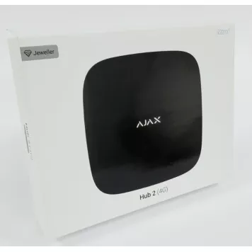 (Уценка) Интеллектуальная централь Ajax Hub 2 (4G) Black-0