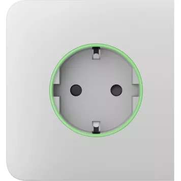 (Уценка) Боковая панель для встроенной розетки Ajax SideCover (smart) White-1