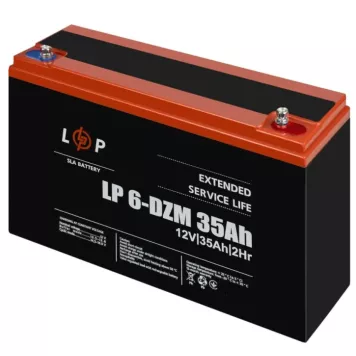 Тяговий свинцево-кислотний акумулятор LogicPower 6-DZM-35 Ah (9335)-3