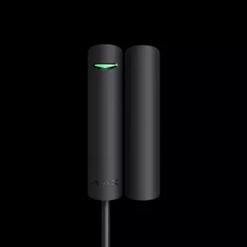 Проводной датчик открытия двери/окна Ajax DoorProtect Fibra Black (44392.03.BL1)-1