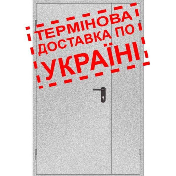 Двері протипожежні металеві глухі ДМП ЕІ30-2-2100х1300 лів., ЄвроСтандарт (артикул: 000030691) Двері протипожежні металеві глухі ДМП ЕІ30-2-2100х1300 лів., ЄвроСтандарт (артикул: 000030691)-0