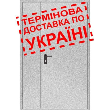 Двері протипожежні металеві глухі ДМП ЕІ60-2-2100x1300 прав., ЄвроСтандарт (артикул: 000015834)-0