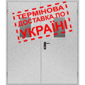 Двери противопожарные двустворчатые со стеклом