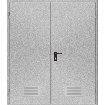Двері протипожежні з вентиляційною сіткою ДМП ЕІ60-2-2100x1500, ЄвроСтандарт (артикул: 000043698) Двері протипожежні з вентиляційною сіткою ДМП ЕІ60-2-2100x1500, ЄвроСтандарт (артикул: 000043698)-0