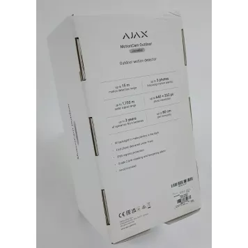 (Уценка) Беспроводной уличный датчик движения Ajax MotionCam Outdoor White-1