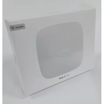 (Уценка) Интеллектуальная централь Ajax Hub 2 White-0